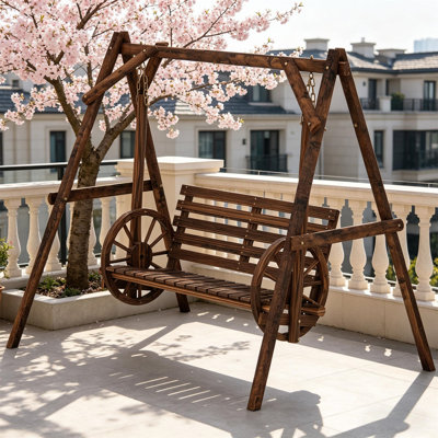 Balancelle 2 places avec support en A