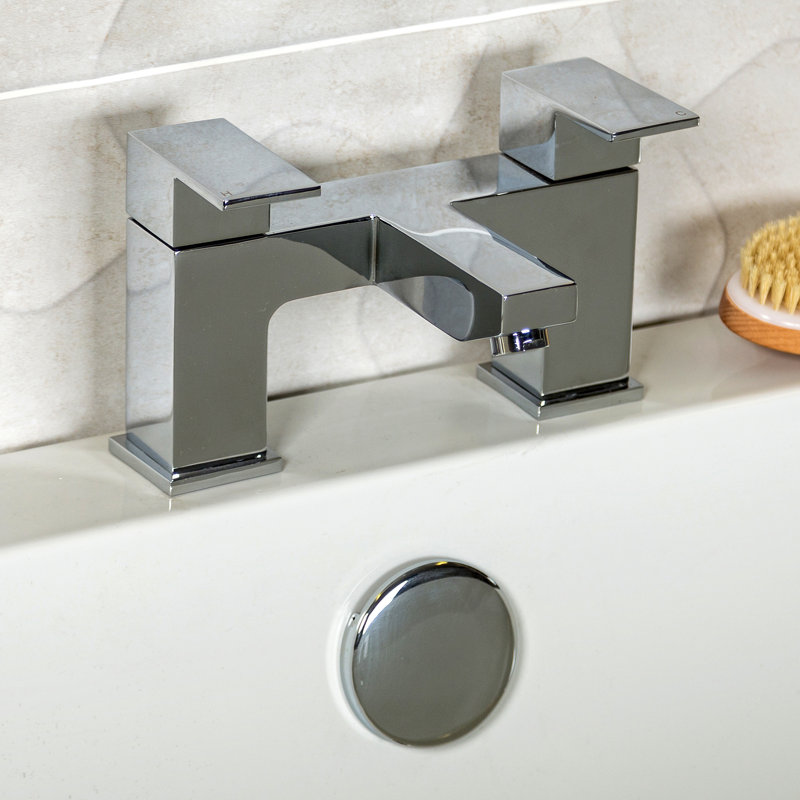 2 Handle Deck Bath Faucet Bath Filler
