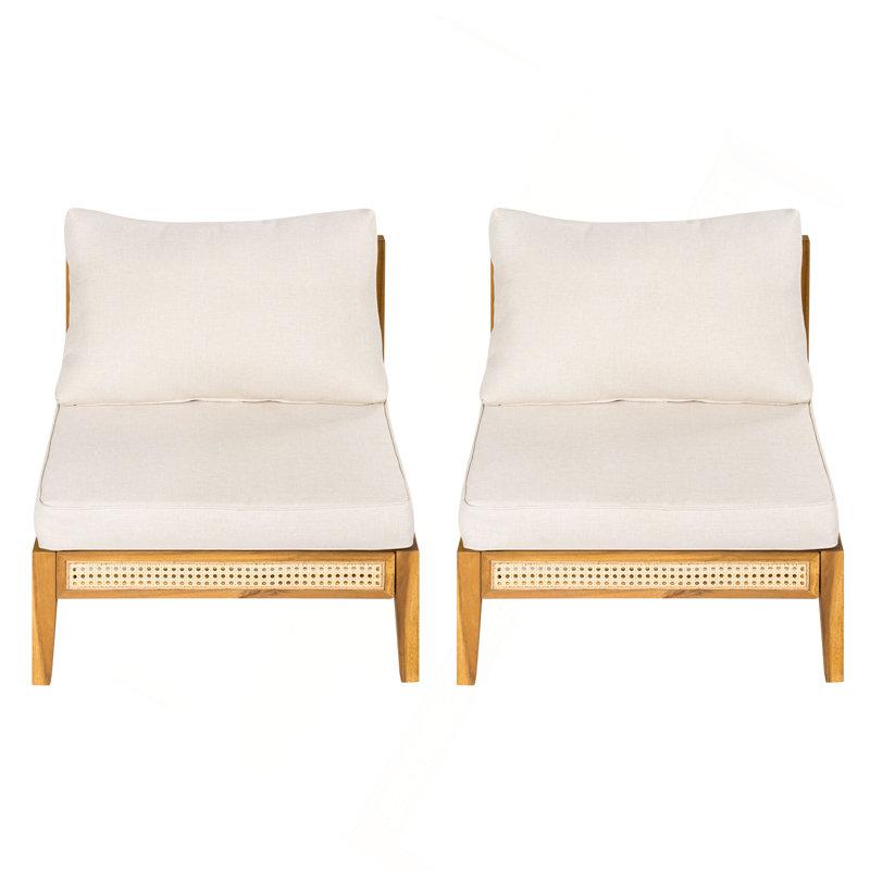 Chaise sans accoudoirs Kirkby, ensemble de 2