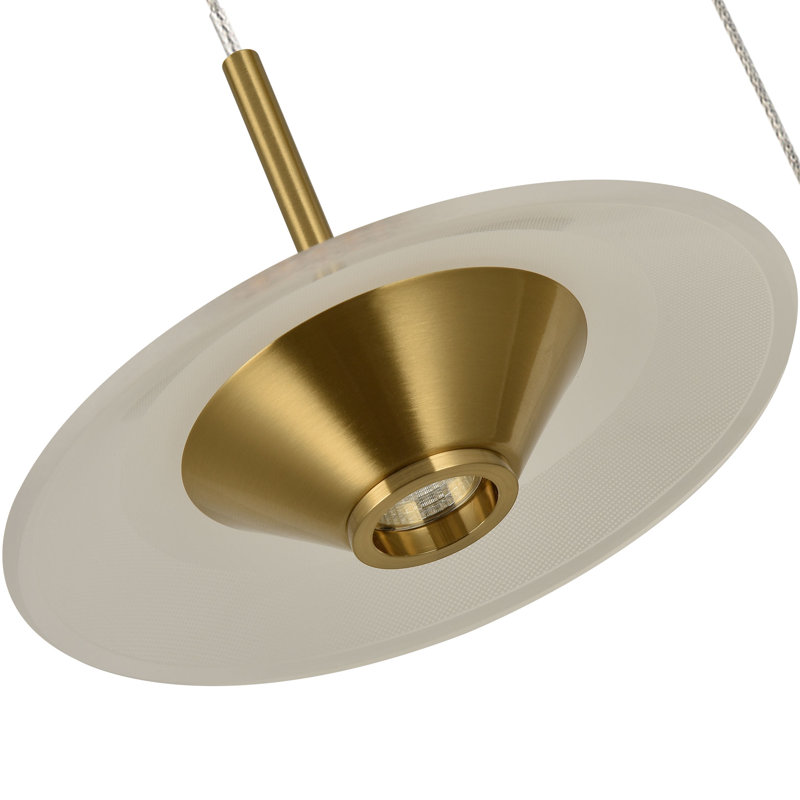 Luminaire suspendu conique à 3 lumières Ferrara