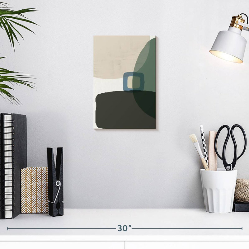 Avery Mid-Century abstrait I, H 12 po x l 8 po