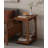 26.57" Brown Rectangular Solid Wood End Tables
