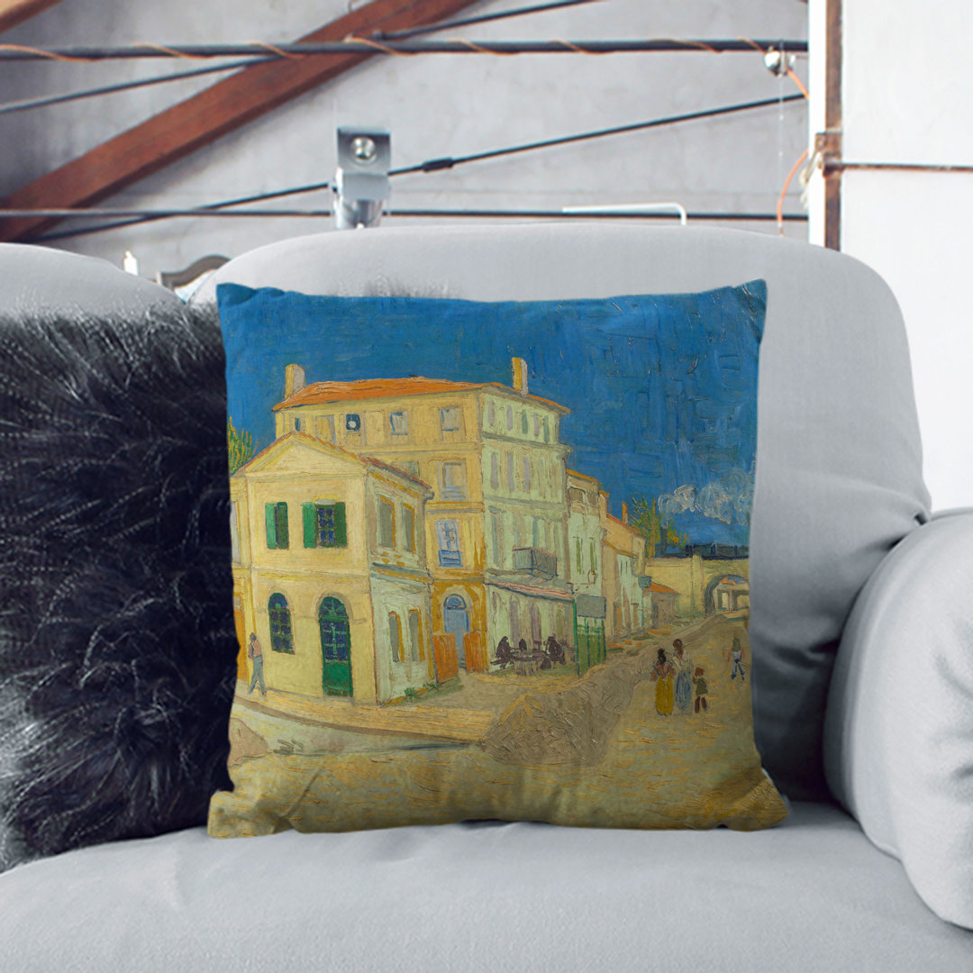The Yellow House Scatter Cushion with Filling