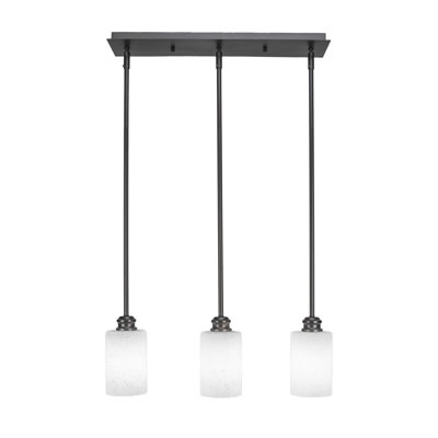 Luminaire suspendu linéaire à 3 lumières Edge