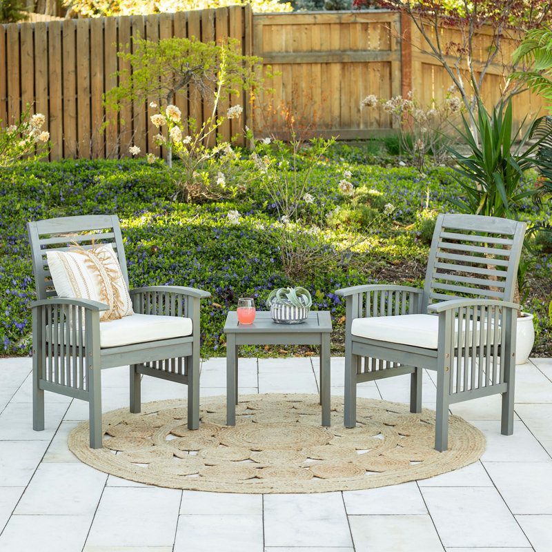 Acacia 2 - Person Patio Conversation Set with Cushions
