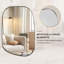 Miroir de salle de bain Huldrik Cadre en acier inoxydable-621477779-621250410