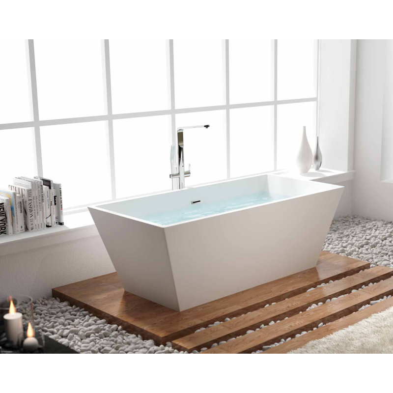67'' x 31'' Soaking Bathtub, White
