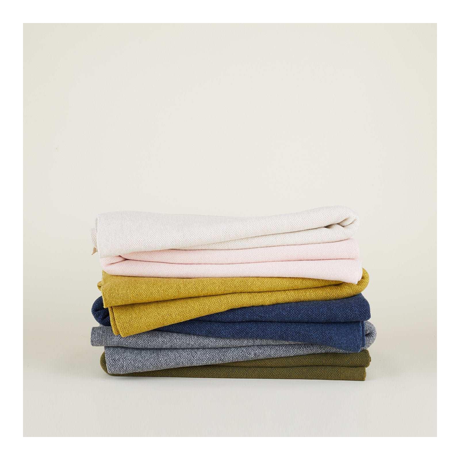 Simple Throw Blanket, Mustard, 95" L x 65" W