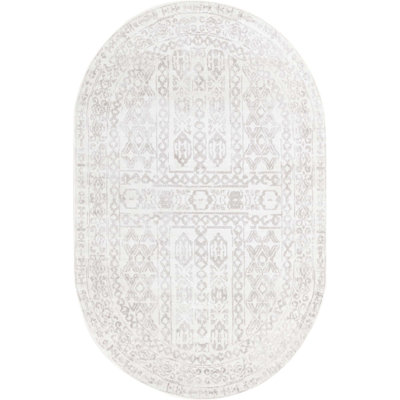 Tapis oriental crème / gris Brackett