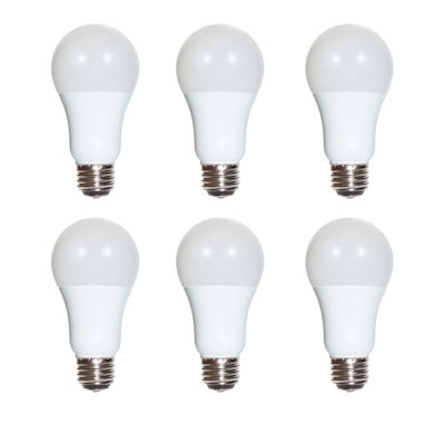 12 watts (équivalent à 75 watts), ampoule DEL A19 à intensité variable, culot moyen E26 (standard)