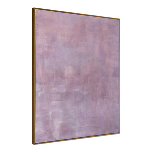 Enamor, peinture encadrée lavande