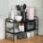  Under Sink Organizer - 2 Tier Adjustable Shelf Organizer with 8 Removable Panels - Kitchen or Bathroom Under Sink Organizers and Storage by Home-Complete-102344206