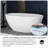 x Soaking Plastic / Acrylic Bathtub