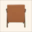 Chaise d'appoint rembourrée en similicuir 1 pièce