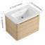 Meuble-lavabo flottant de 28 po avec porte à fermeture en douceur-120958344-115666512