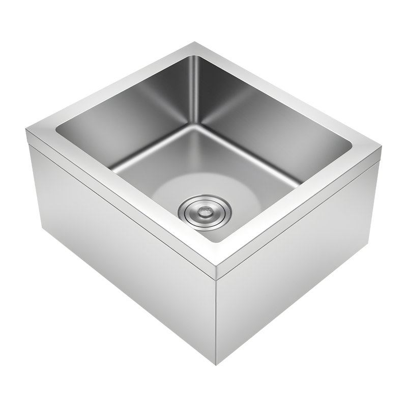22X19x11.22” Stainless Steel Floor Mop Sink