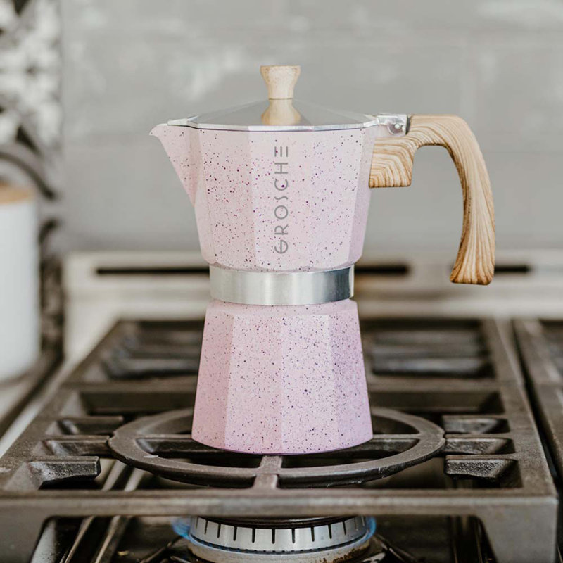 Machine à espresso sur pied GROSCHE Milano Stone, Rosé, 12 plans