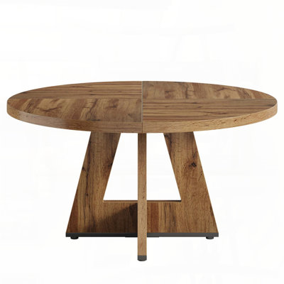 47'' Round Farmhouse Dining Table for 4