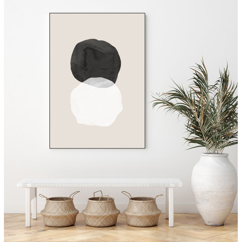 Circles In The Sky' Framed Canvas