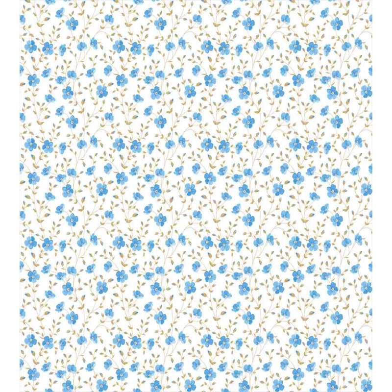 Cottage Americana Polyester Floral Duvet Cover, Twin Duvet Cover + 1 Standard Sham