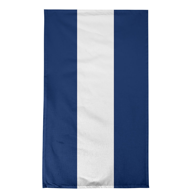 Serviette de thé hockey Anaheim, Orange tangerine / blanc cassé / orange tangerine, Polyester sergé