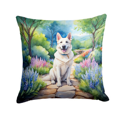 Spring Path Outdoor Throw Pillow