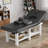 Emrik Professional Massage Table 75 Inch Adjustable Bed Lash Bed Physical Therapy Table with Metal Legs
