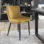 Noa 49cm H Velvet Upholstered Metal Parsons Chair-358408102-358408096