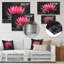 Cactus rose, gris, beauté florale - décoration murale cactus floral-1405995138-1569015993