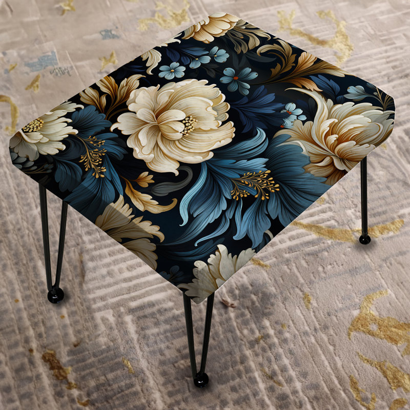 Victorian Elegance Paisley Pattern - Paisley Rectangle Ottoman