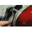 Peinture murale en métal pour moto avec tôle surélevée 79 po x 2 po x H 40 po