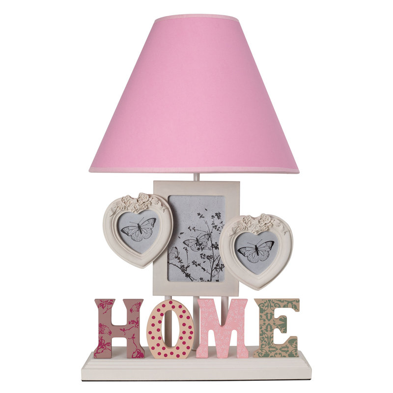 Lampe de table 20 po Gaitani, Rose, Rose
