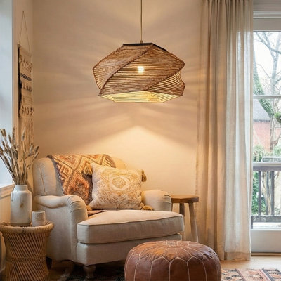 Elowen Geometric Sculptural Pendant