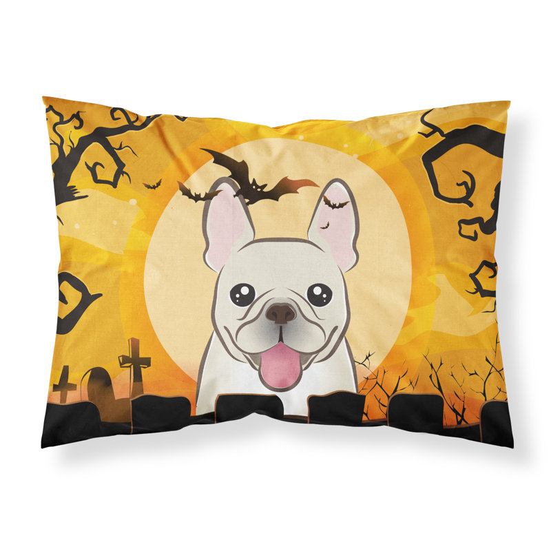Microfiber, Beige French Bulldog
