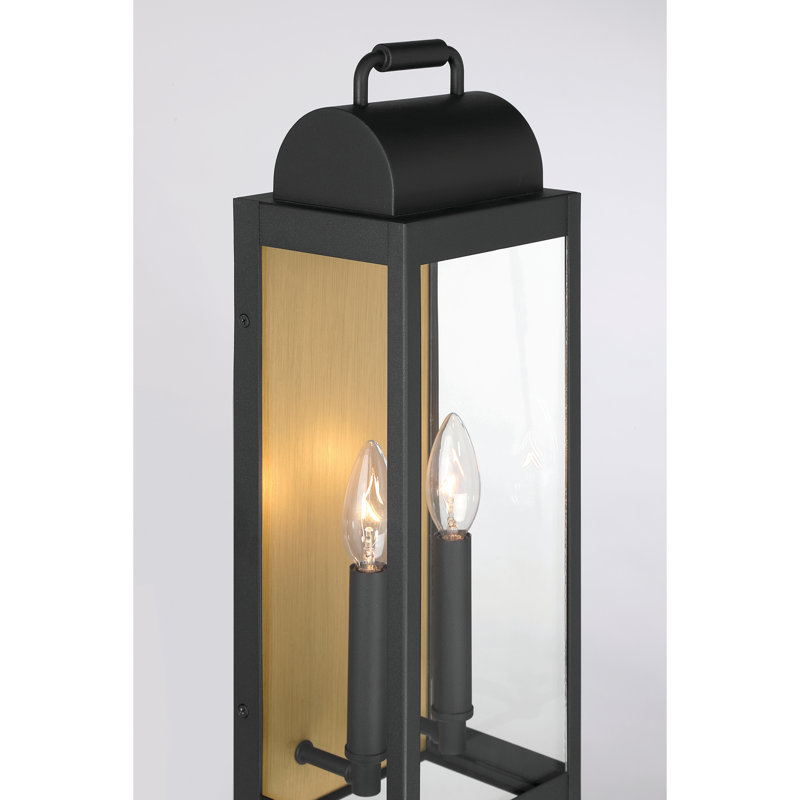 Lanterne 2 lumières Calandra 18 "de haut, 18" H x 6" W x 5" D