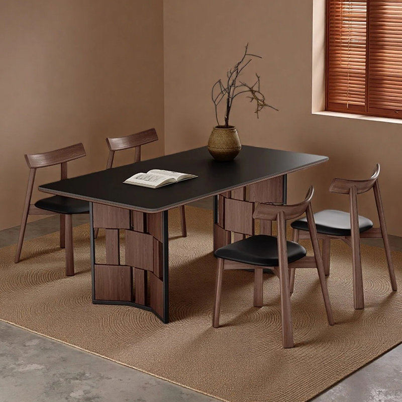 Stockport Modern rectangular dining table, 29.53”H x 55.12”L x 29.53”W.