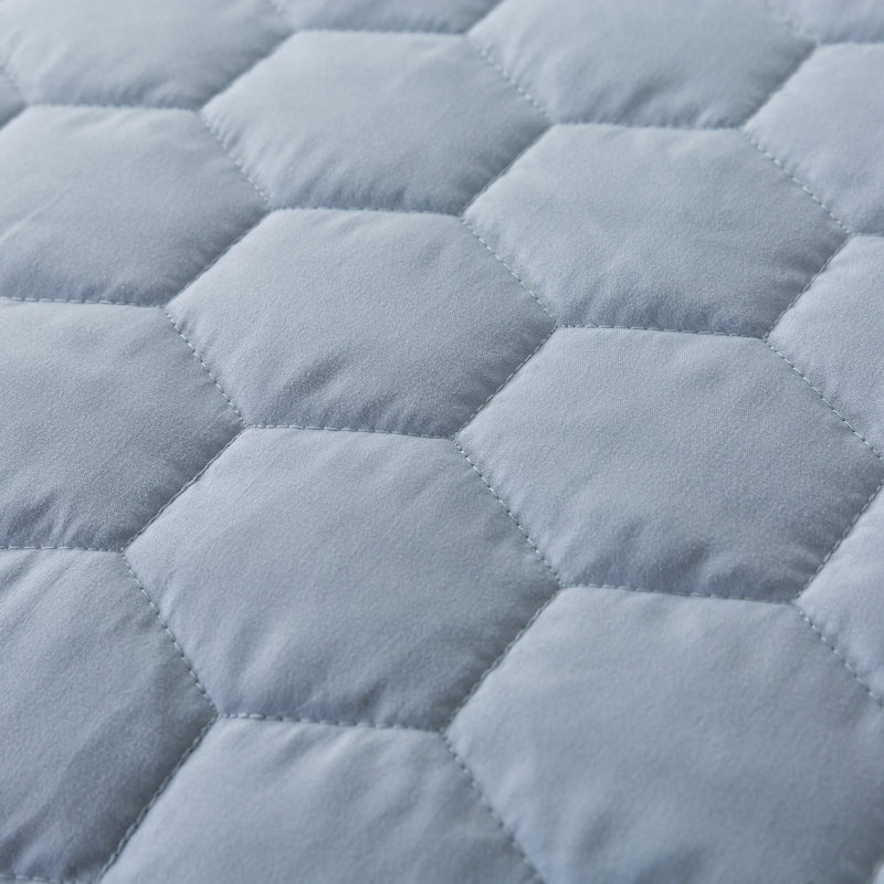 Mini couverture réversible en duvet et nid d'abeille, Simple