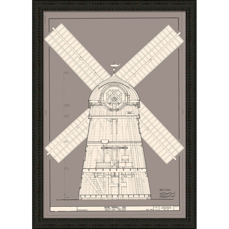Bebe Windmill V-impression de dessin sur papier