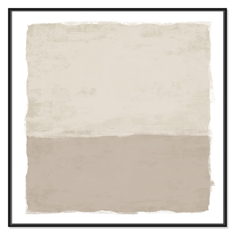 «Silent Sands II» par Natalie Carpentieri, H 41,5 po x l 41,5 po, Noir
