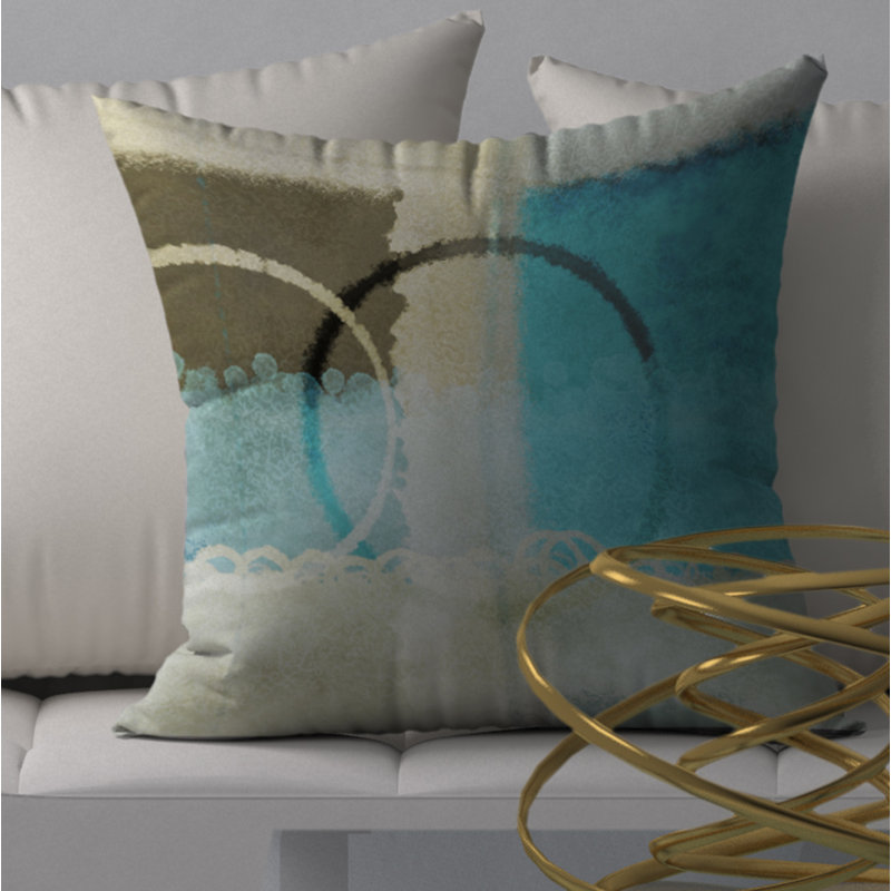 Housse de coussin carrée glamour glamour, 24" X 24"