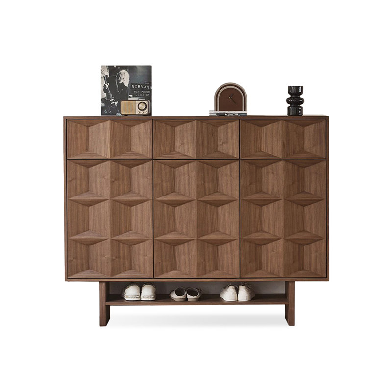 Nut-Brown Manufactured wood Shoe Storage