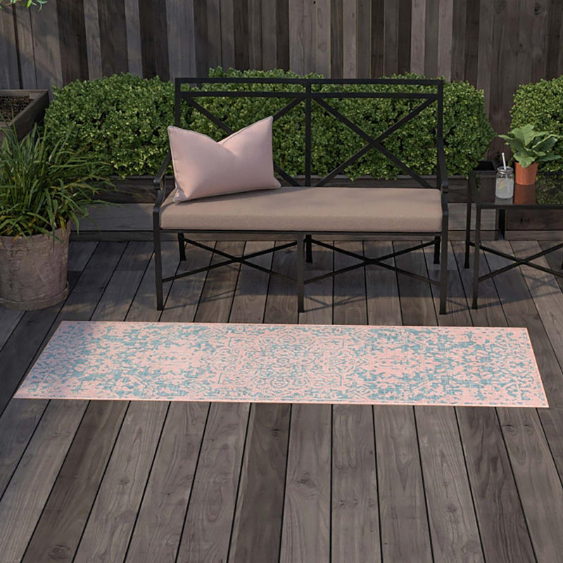 Jill Zarin Dubai Indoor/Outdoor Rug, Runner 2' x 6'