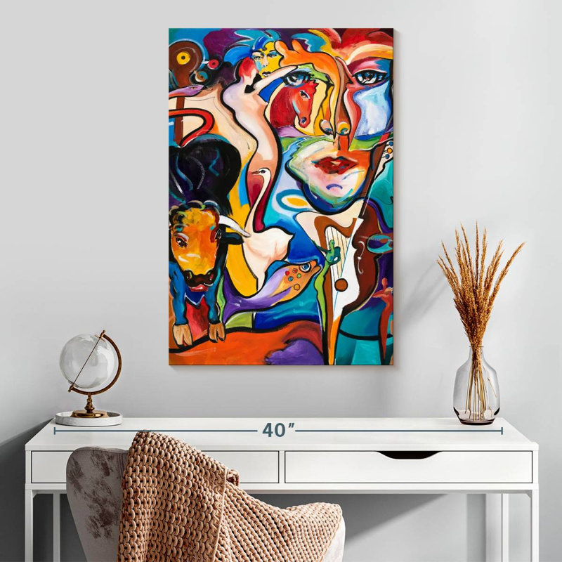 Leisha Mirage Abstract, 30" H x 20" W