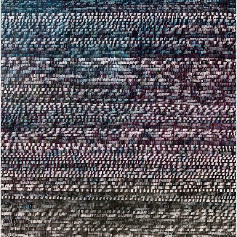 Black And White Rhythm #10 Painting, 40" H x 30" W