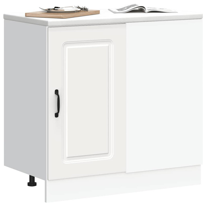 Kitchen Base Cabinet Kalmar Engineered Wood, White