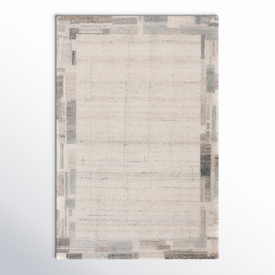 Rosena Handmade Grey / Beige Rug