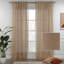 Extra Long & Extra Wide Faux Linen Sheer Curtain Panels-968785762-968785732