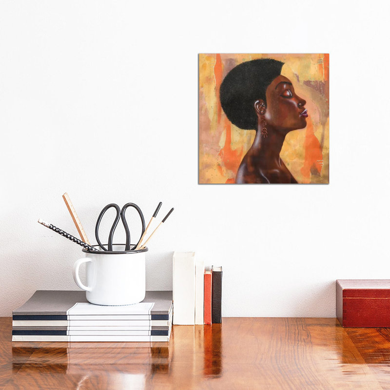 I Luv My Hair by Fred Odle - Wrapped Canvas Painting, 30.48 cm H x 30.48 cm W