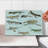 Ambesonne Animal Print Tempered Glass Cutting Board Prehistoric Reptile Multicolor