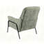 Chaises d'appoint rembourrées Comfort, structure en métal vert, salon moderne